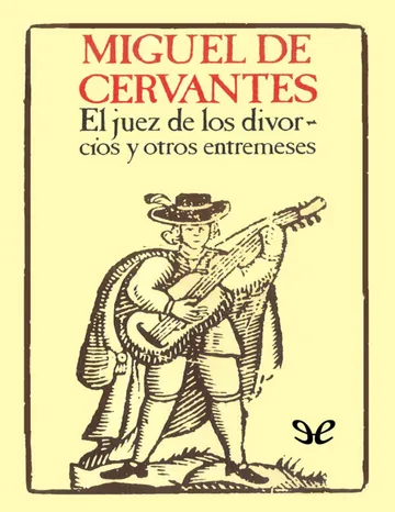 El juez de los divorcios y otros entremeses de Miguel de Cervantes Saavedra, portada del libro