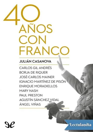 40 años con Franco de AA. VV., portada del libro