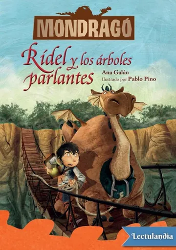 Rídel y los árboles parlantes de Ana Galán, portada del libro