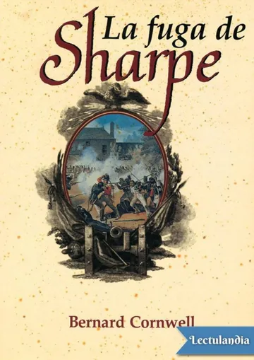 La fuga de Sharpe de Bernard Cornwell, portada del libro