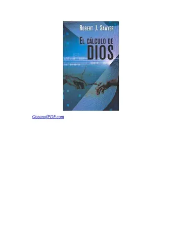 El calculo de Dios de Robert J. Sawyer, portada del libro