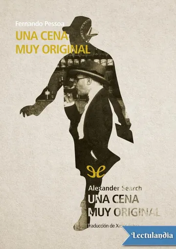 Una cena muy original de Fernando Pessoa, portada del libro