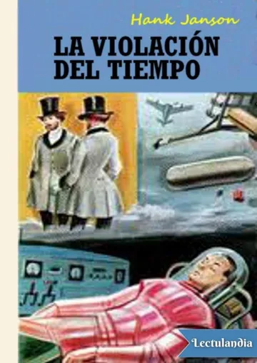 La violación del tiempo de Hank Janson, portada del libro