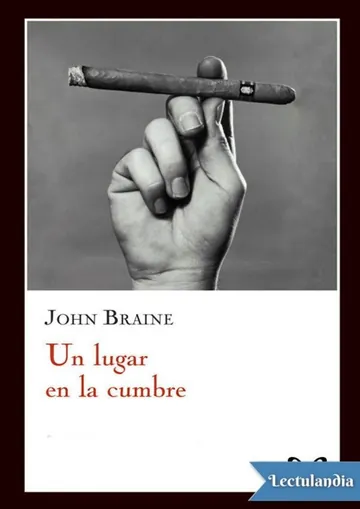 Un lugar en la cumbre de John Braine, portada del libro