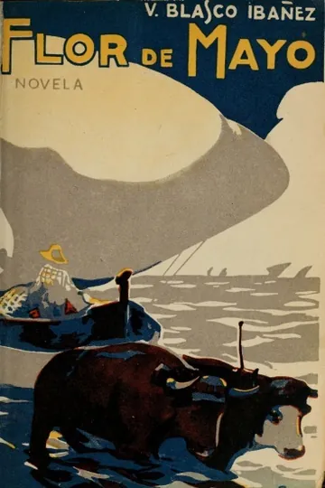Flor de mayo de Vicente Blasco Ibáñez, portada del libro
