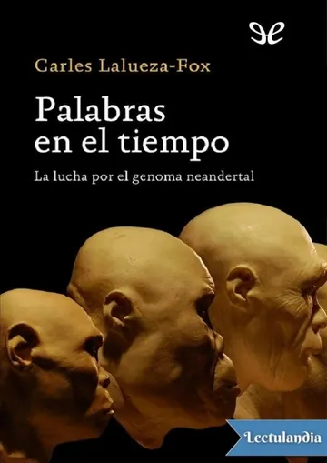 Palabras en el tiempo de Carles Lalueza Fox, portada del libro