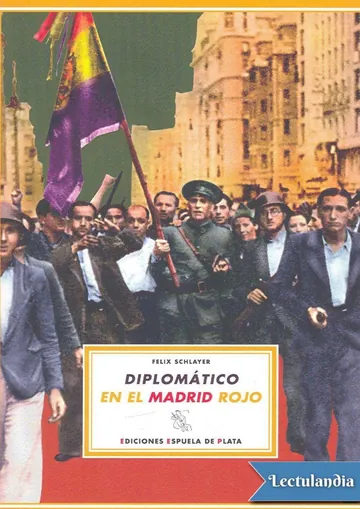 Diplomático en el Madrid rojo de Félix Schlayer, portada del libro