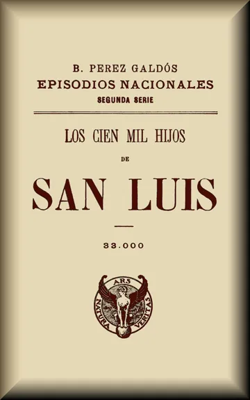Los cien mil hijos de San Luis de Benito Pérez Galdós, portada del libro