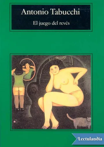 El juego del revés de Antonio Tabucchi, portada del libro