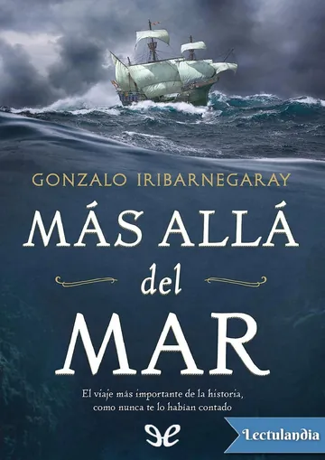 Más allá del mar de Gonzalo Iribarnegaray, portada del libro