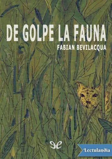 De golpe la fauna de Fabián Bevilacqua, portada del libro