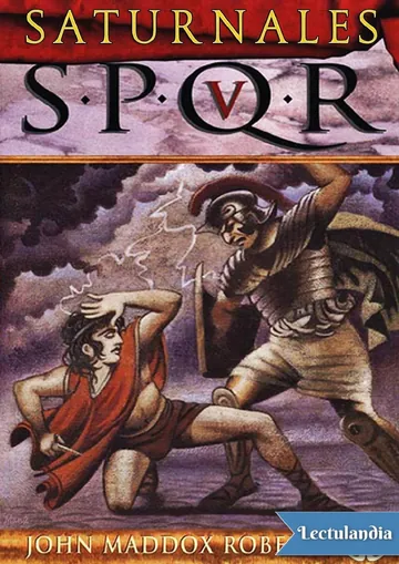 Saturnales de John Maddox Roberts, portada del libro