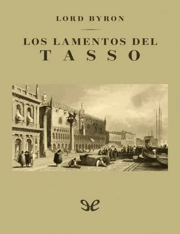 Los lamentos del Tasso de Lord Byron, portada del libro