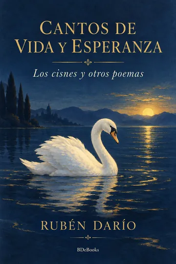 Cantos de vida y esperanza de Rubén Darío, portada del libro