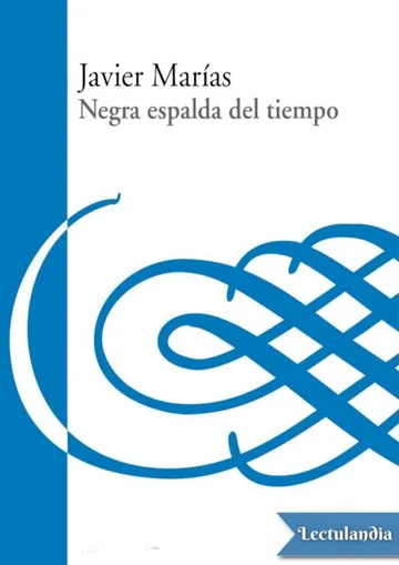 Negra espalda del tiempo de Javier Marías, portada del libro