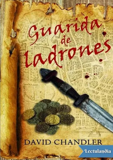 Guarida de ladrones de David Chandler, portada del libro