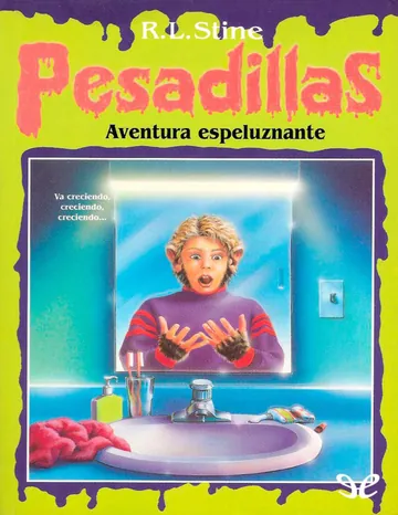 Aventura espeluznante de R. L. Stine, portada del libro
