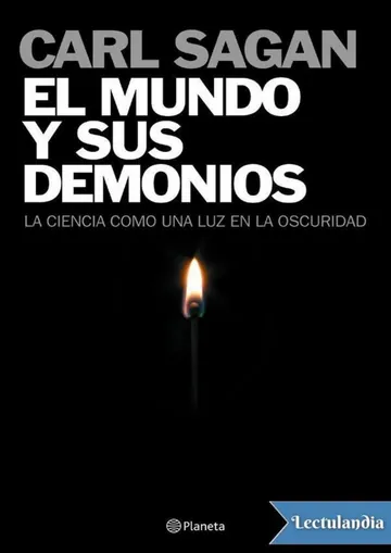 El mundo y sus demonios de Carl Sagan, portada del libro