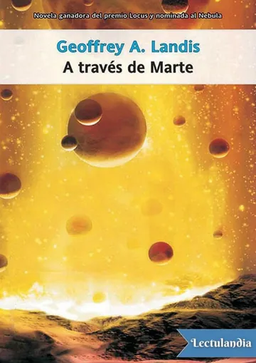 A través de Marte de Geoffrey A. Landis, portada del libro