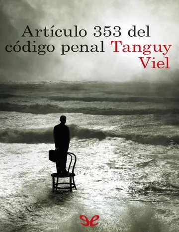 Artículo 353 del código penal de Tanguy Viel, portada del libro