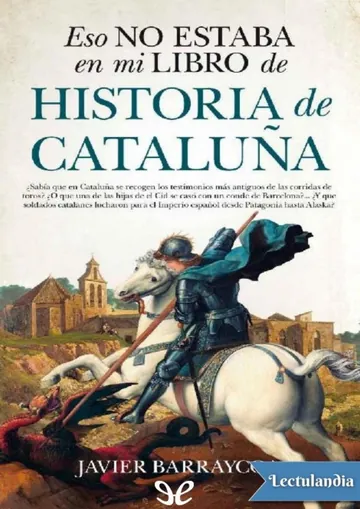 Eso no estaba en mi libro de historia de Cataluña de Javier Barraycoa, portada del libro