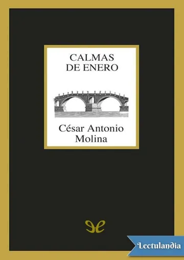 Calmas de enero de Cesar Antonio Molina, portada del libro