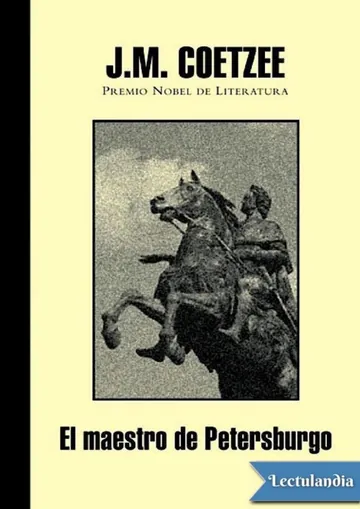 El maestro de Petersburgo de J. M. Coetzee, portada del libro