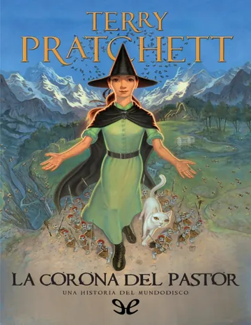 La corona del pastor de Terry Pratchett, portada del libro