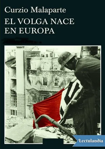El Volga nace en Europa de Curzio Malaparte, portada del libro