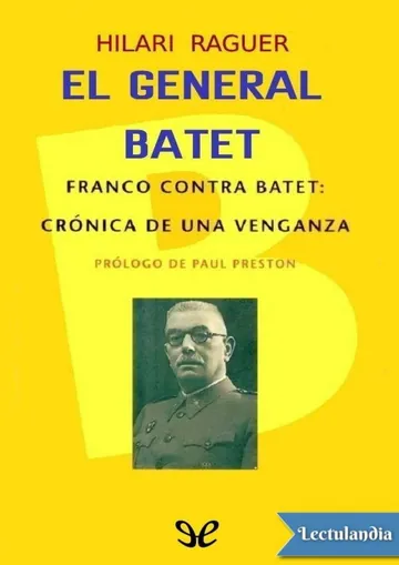 El general Batet de Hilari Raguer, portada del libro