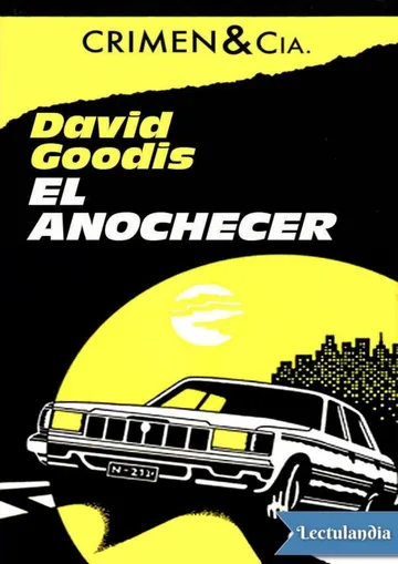 El anochecer de David Goodis, portada del libro