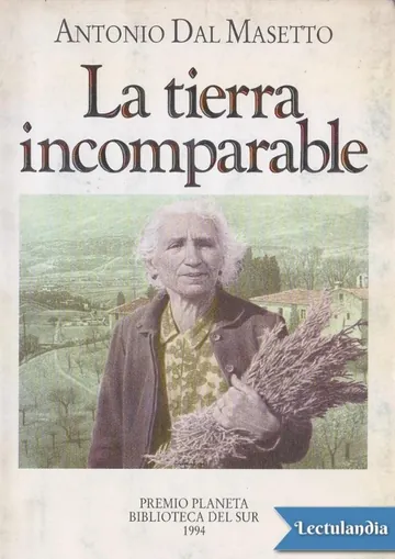 La tierra incomparable de Antonio Dal Masetto, portada del libro