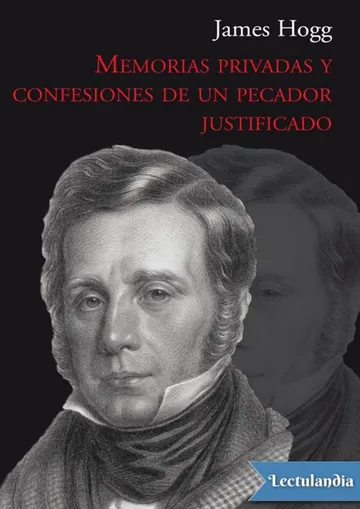 Memorias privadas y confesiones de un pecador justificado de James Hogg, portada del libro