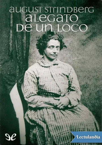 Alegato de un loco de August Strindberg, portada del libro