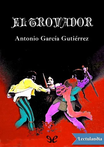 El trovador de Antonio García Gutiérrez, portada del libro