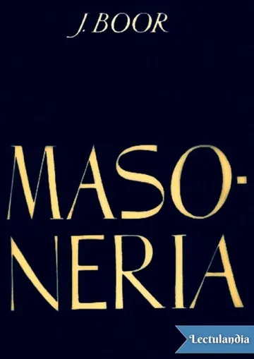 Masonería de Jakim Boor, portada del libro