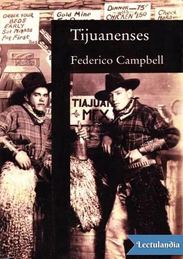 Tijuanenses de Federico Campbell, portada del libro