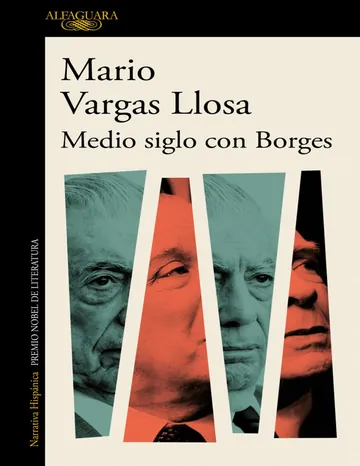 Medio siglo con Borges de Mario Vargas Llosa, portada del libro