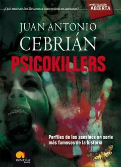 Psicokillers de Juan Antonio Cebrian, portada del libro