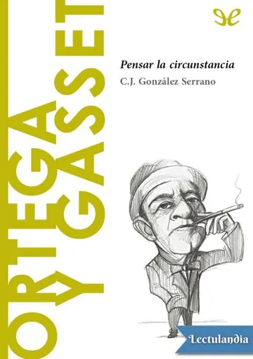 Ortega y Gasset de C. J. González Serrano, portada del libro
