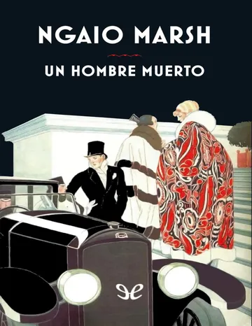 Un hombre muerto de Ngaio Marsh, portada del libro