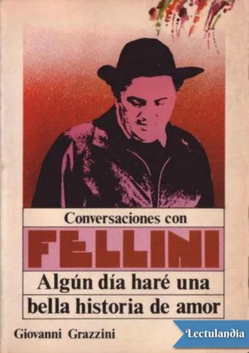 Conversaciones con Fellini de Giovanni Grazzini, portada del libro