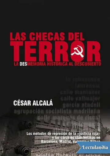 Las checas del terror de César Alcalá, portada del libro