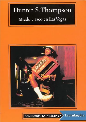 Miedo y asco en Las Vegas de Hunter S. Thompson, portada del libro