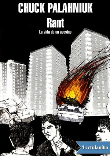 Rant: La vida de un asesino de Chuck Palahniuk, portada del libro