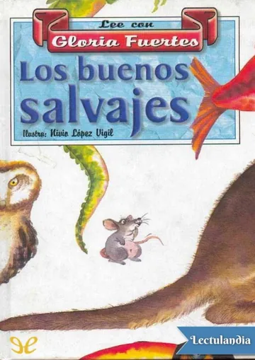 Los buenos salvajes de Gloria Fuertes, portada del libro