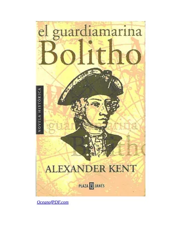 El Guardiamarina Bolitho de Alexander Kent, portada del libro