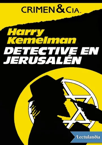 Detective en Jerusalén de Harry Kemelman, portada del libro