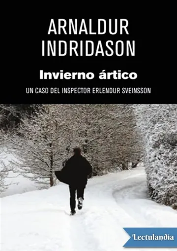Invierno ártico de Arnaldur Indridason, portada del libro