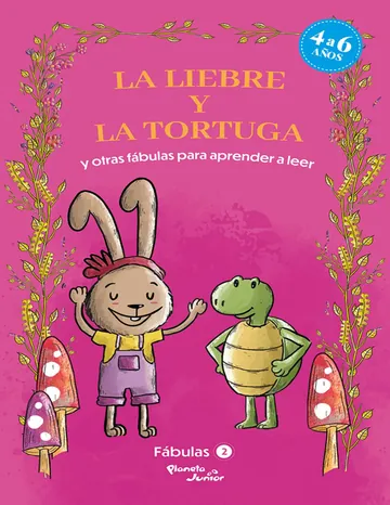La liebre y la tortuga y otras fábulas para aprender a leer de Estudio PE S.A.C, portada del libro